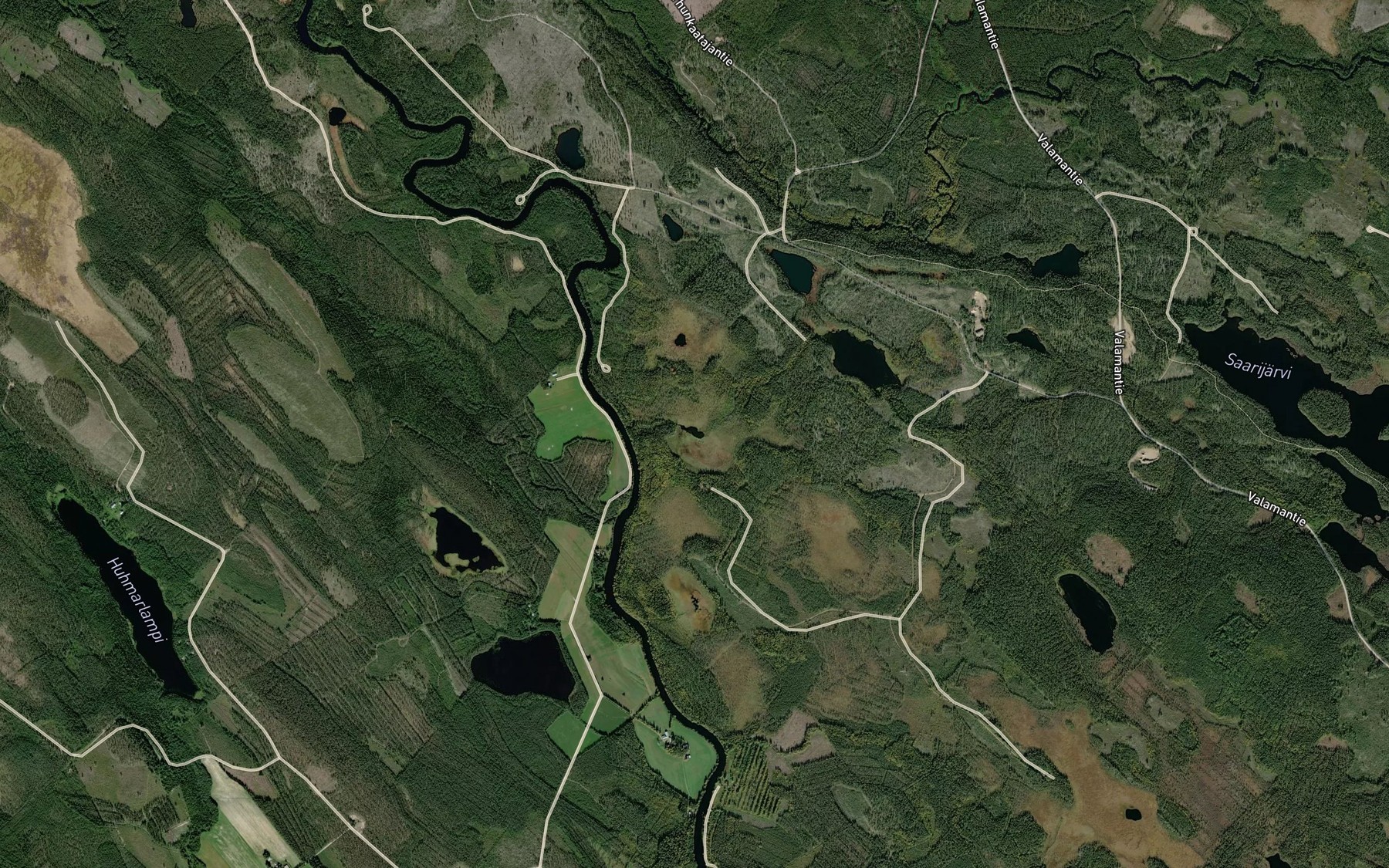 Satellite map of the Latakkolampi