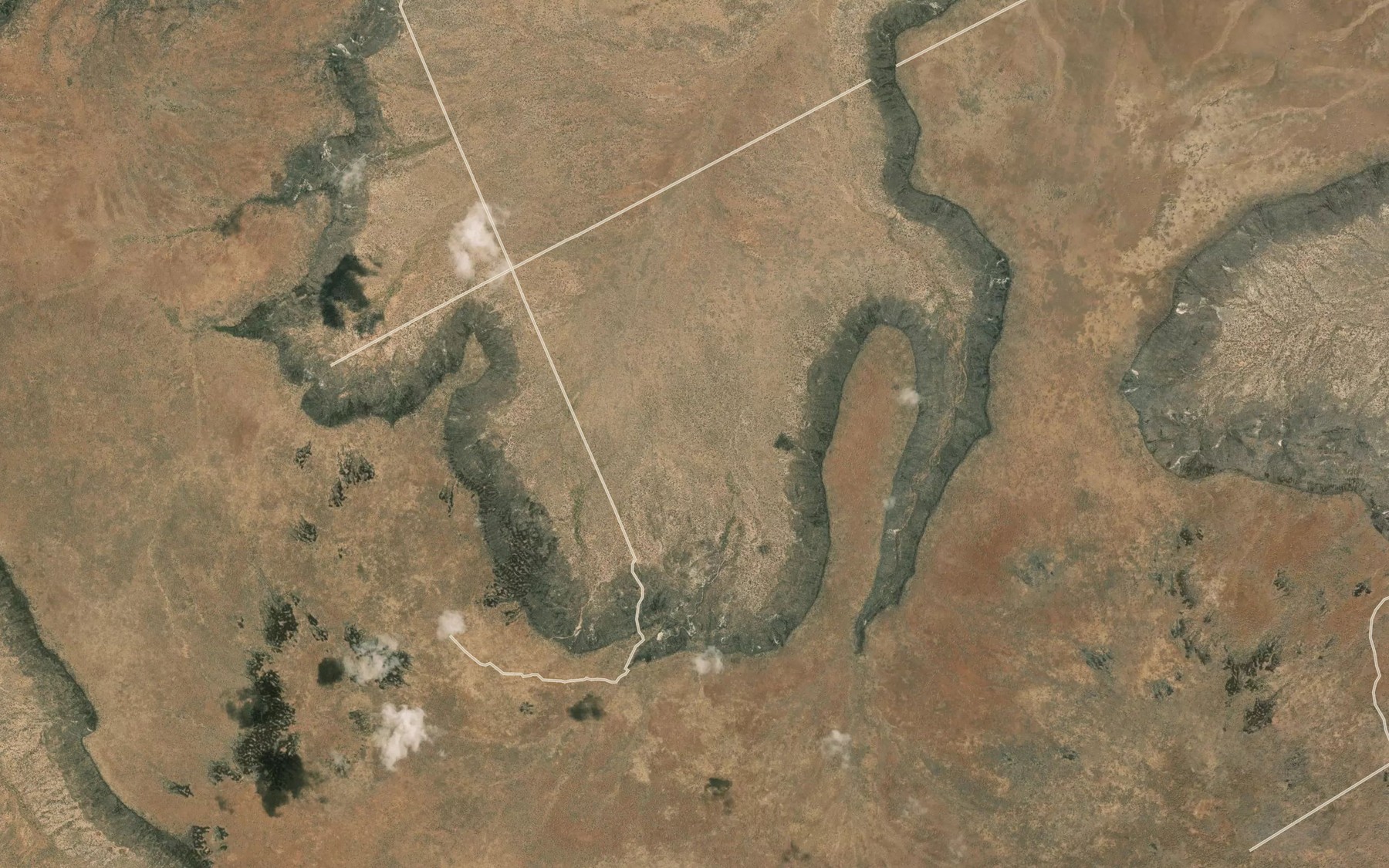 Satellite map of the Kiliku