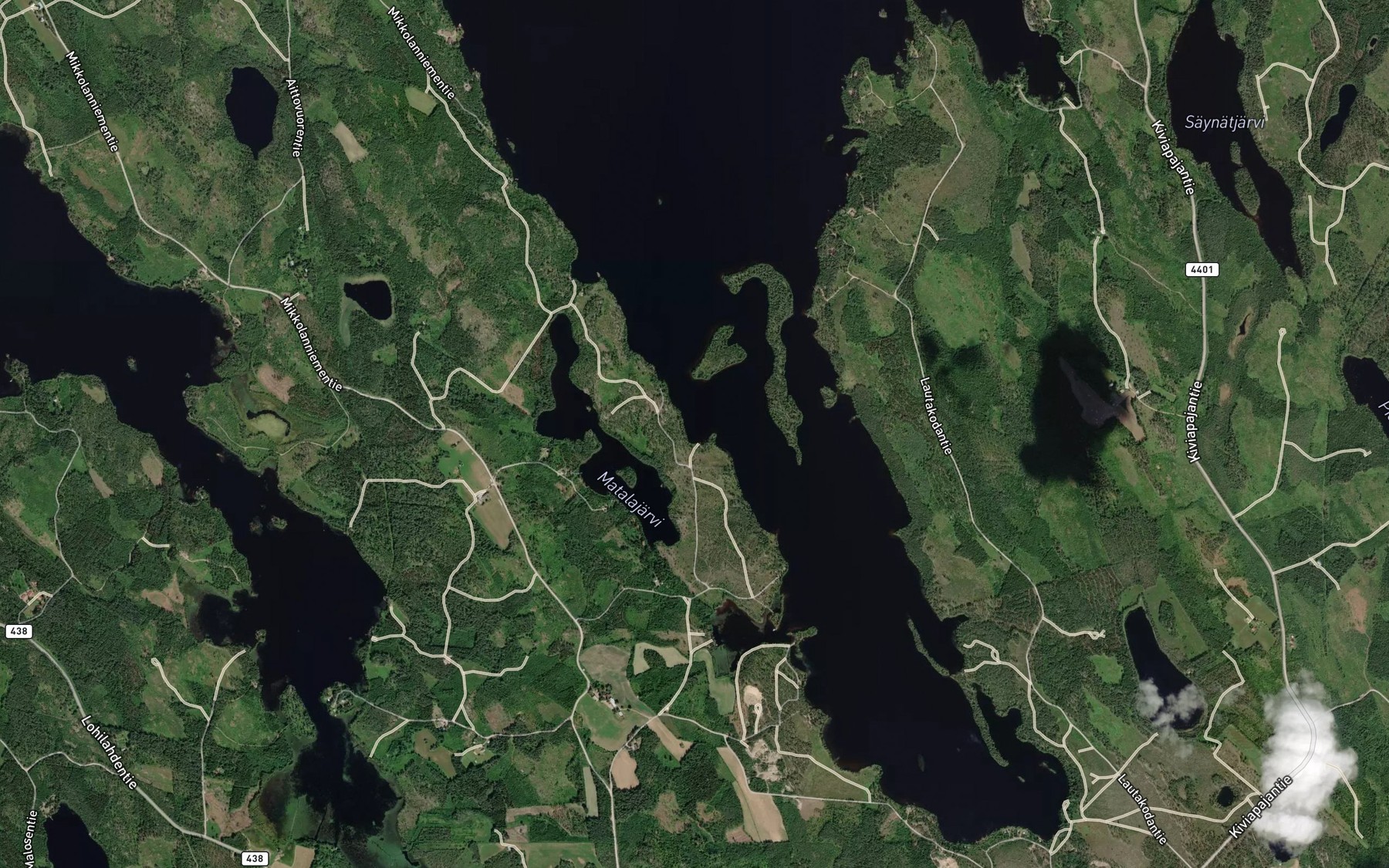 Satellite map of the Sipoonlahti