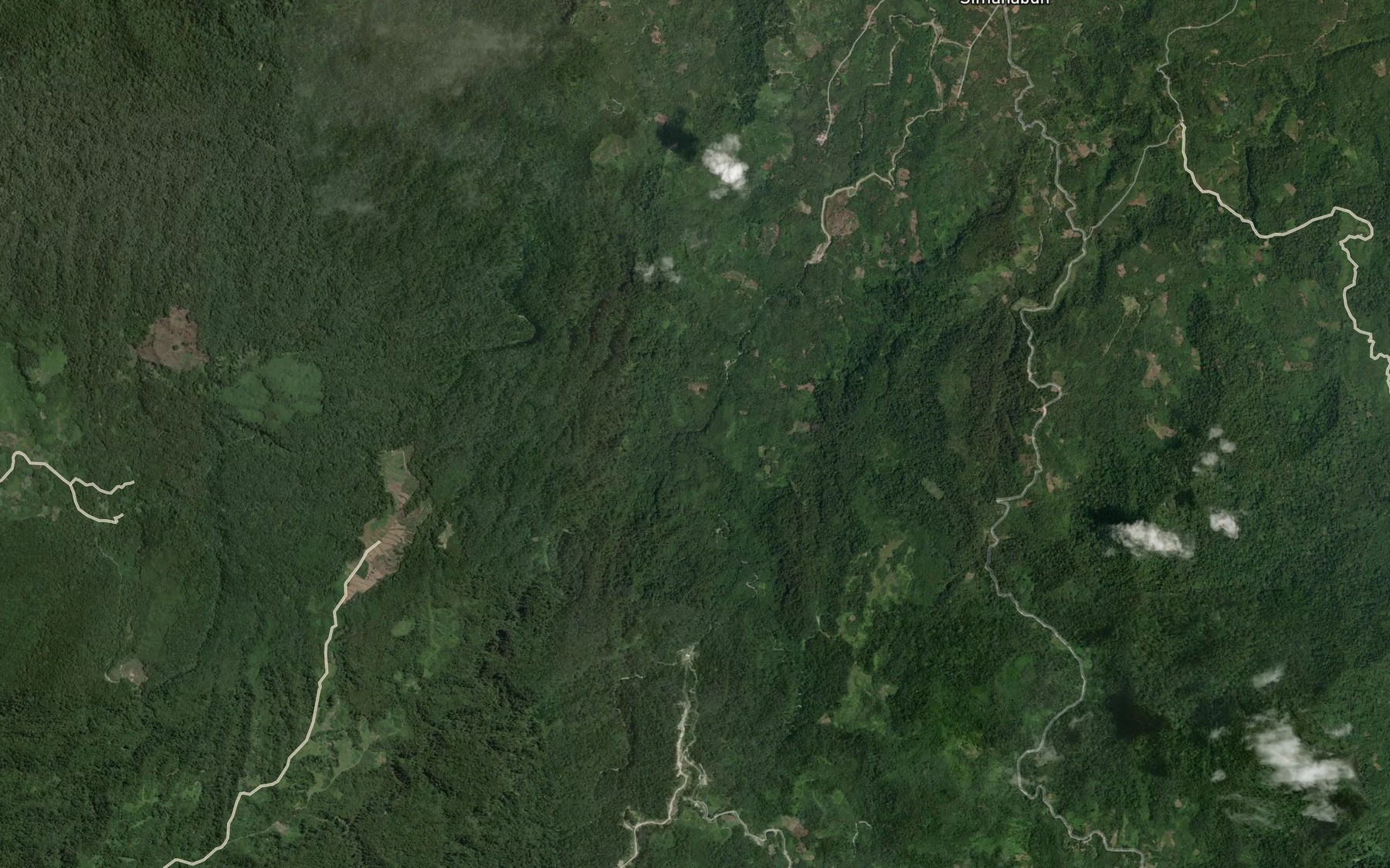 Satellite map of the Bah Sigambur