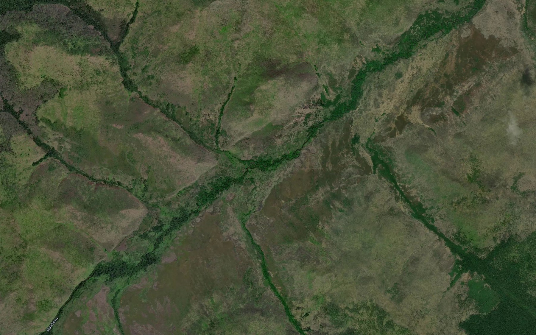 Satellite map of the Khrebtovyy