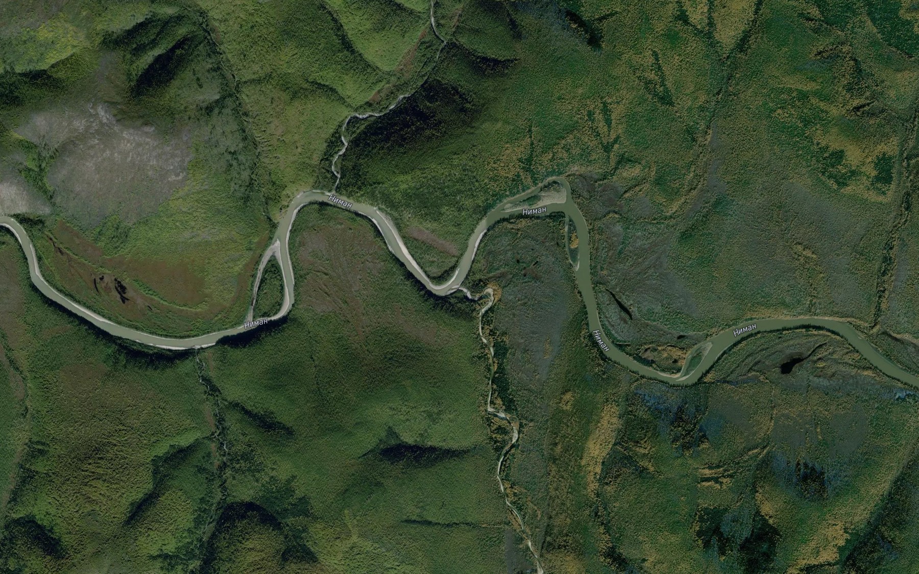 Satellite map of the Artak