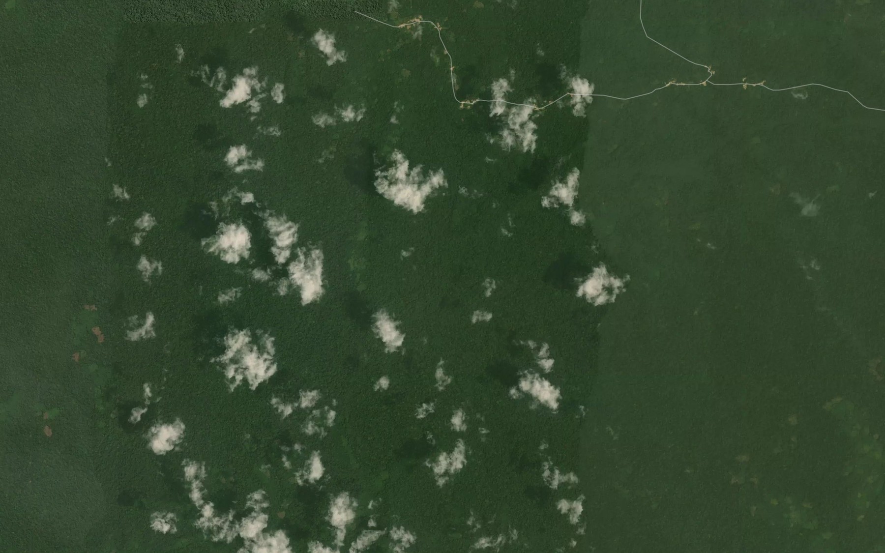 Satellite map of the Sansandja