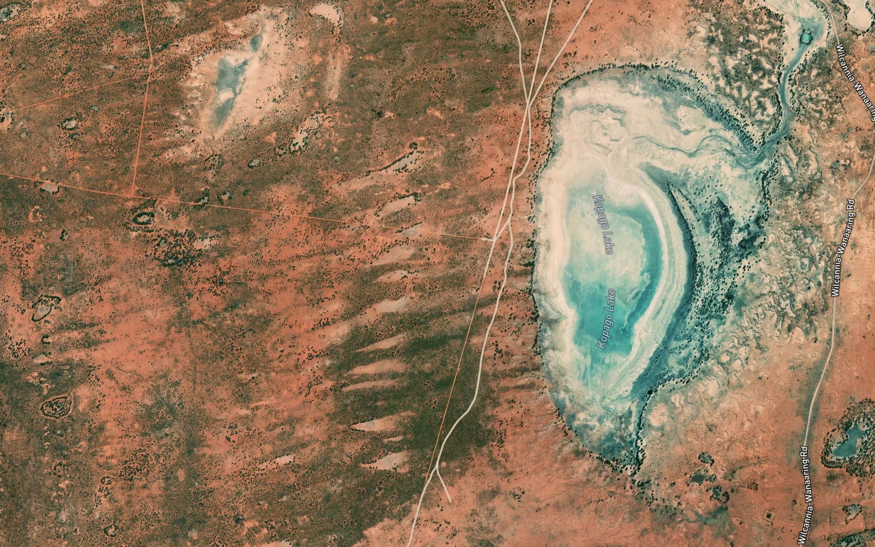 Satellite map of the Copago