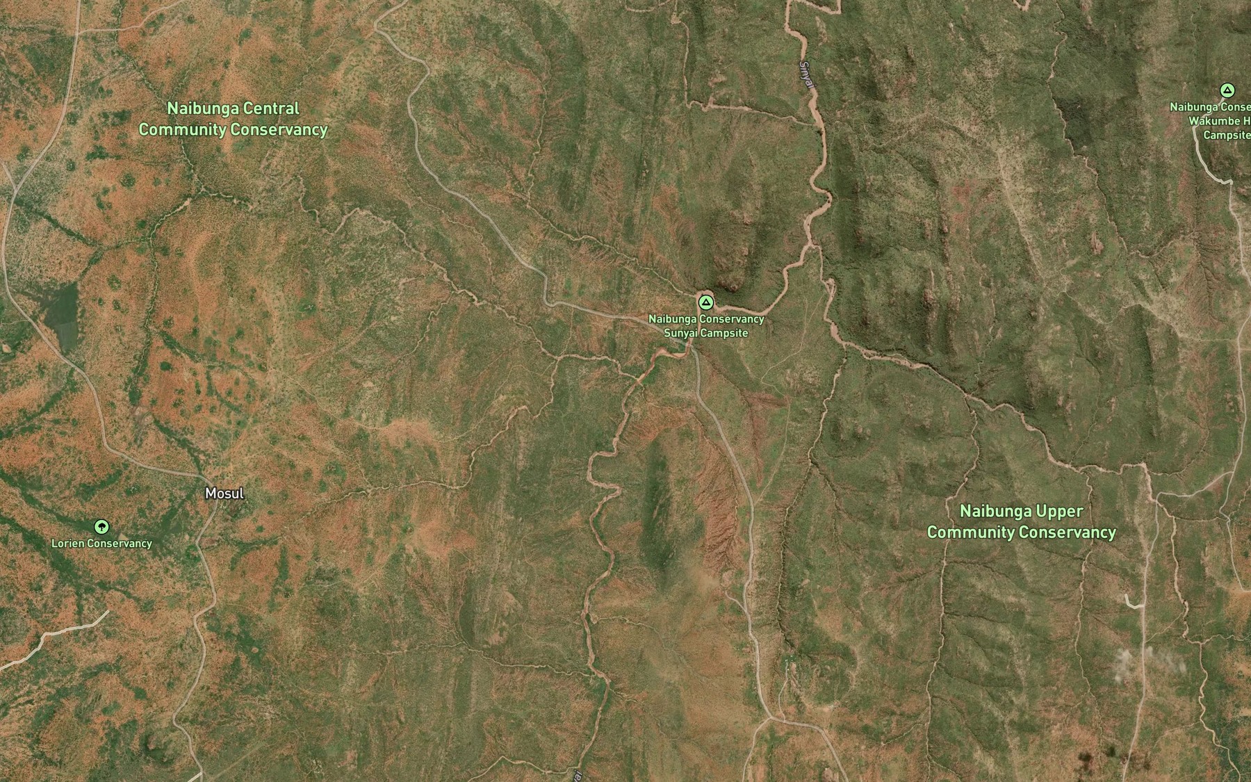 Satellite map of the Biruwa