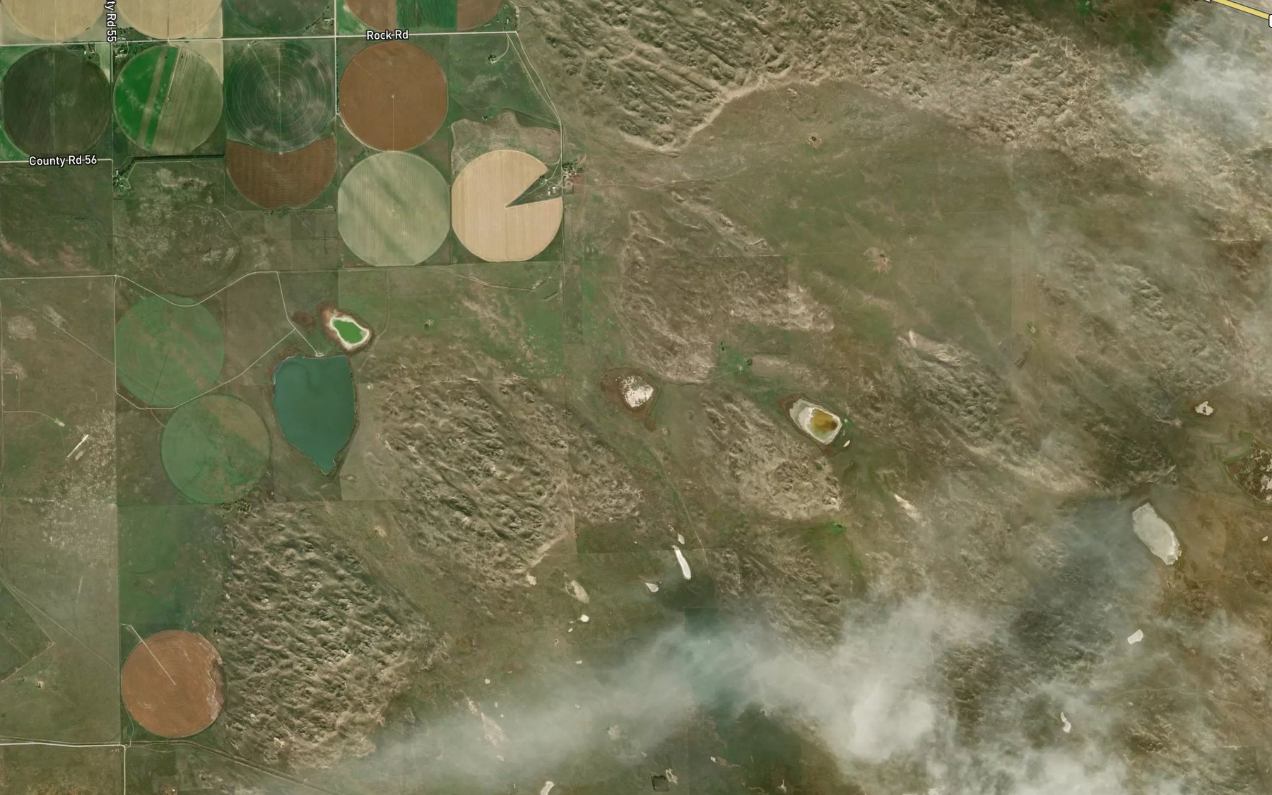 Satellite map of the Sewer Lake Number 3