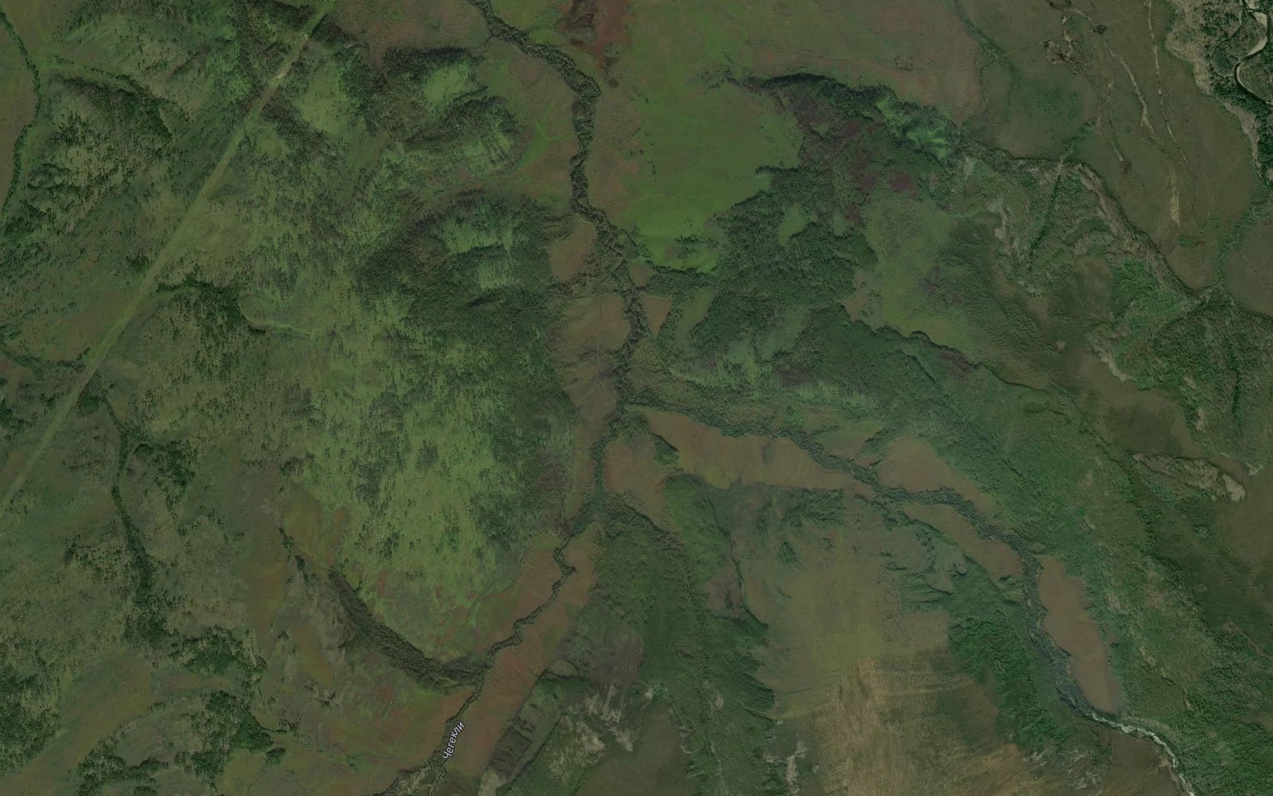 Satellite map of the Naldy
