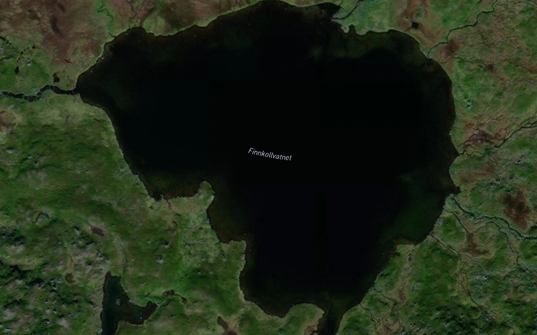 Satellite map of the Finnkollvatnet