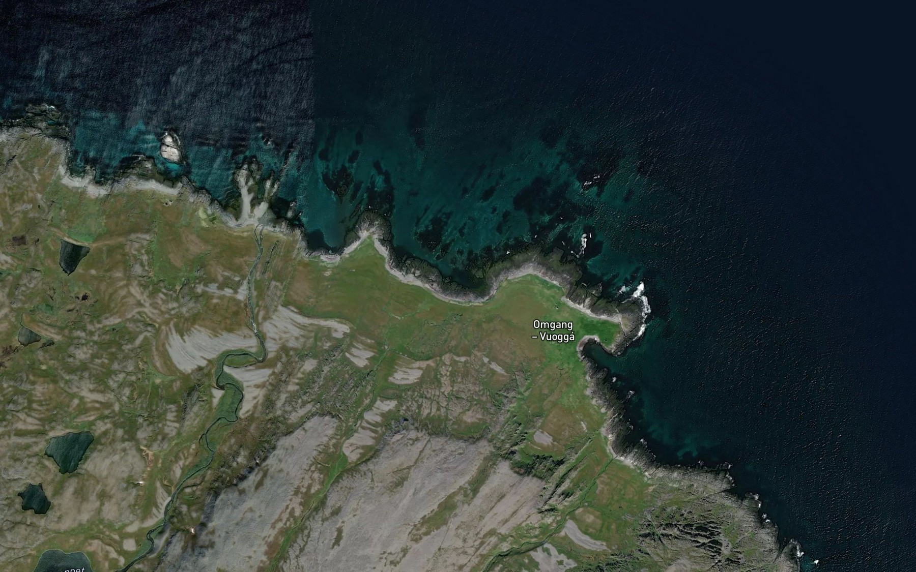 Satellite map of the Tarebukta
