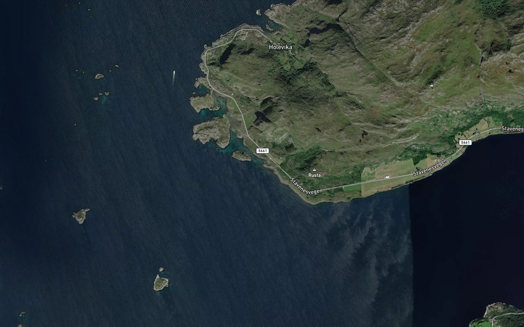Satellite map of the Ilevika