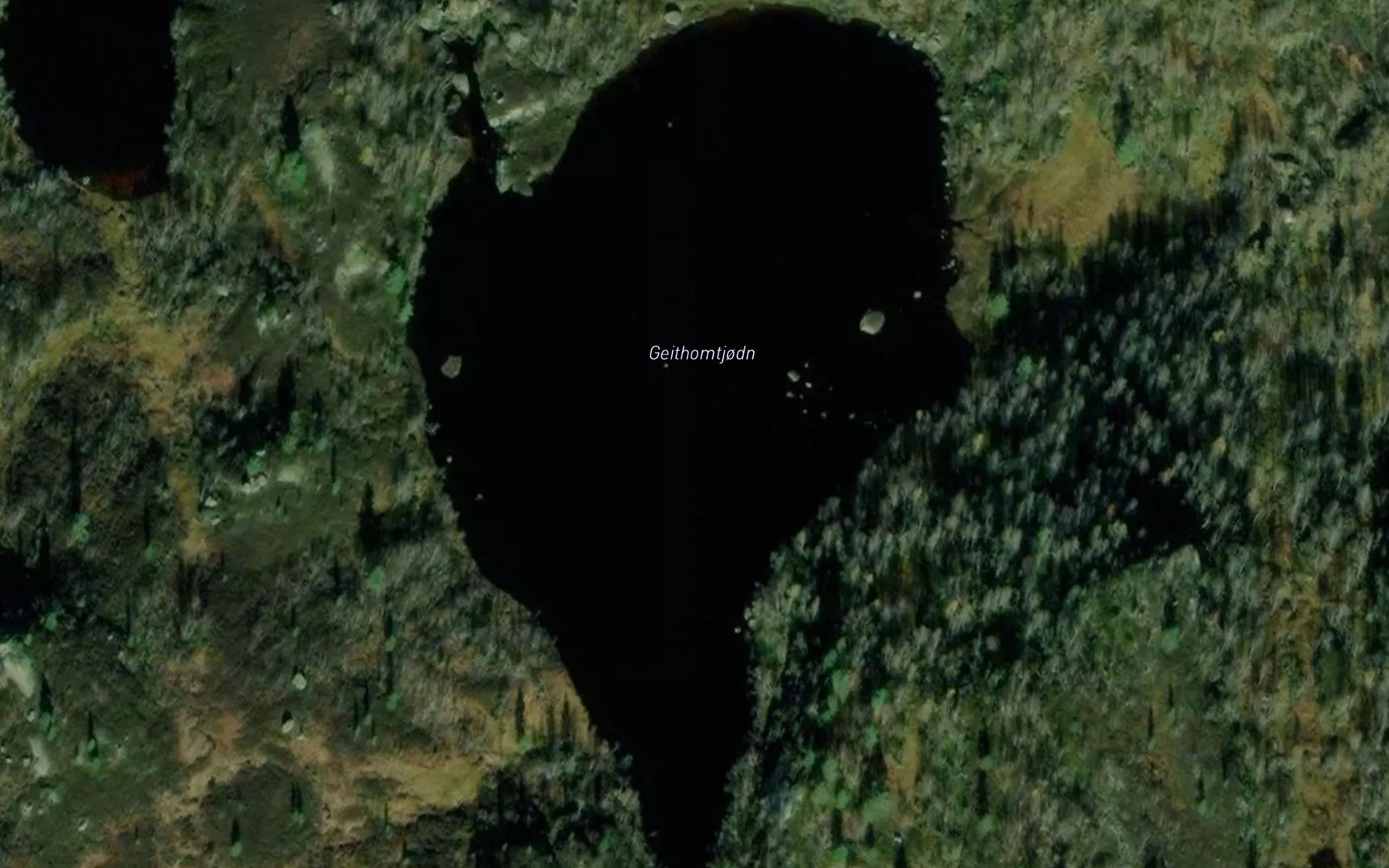 Satellite map of the Geithomtjorn