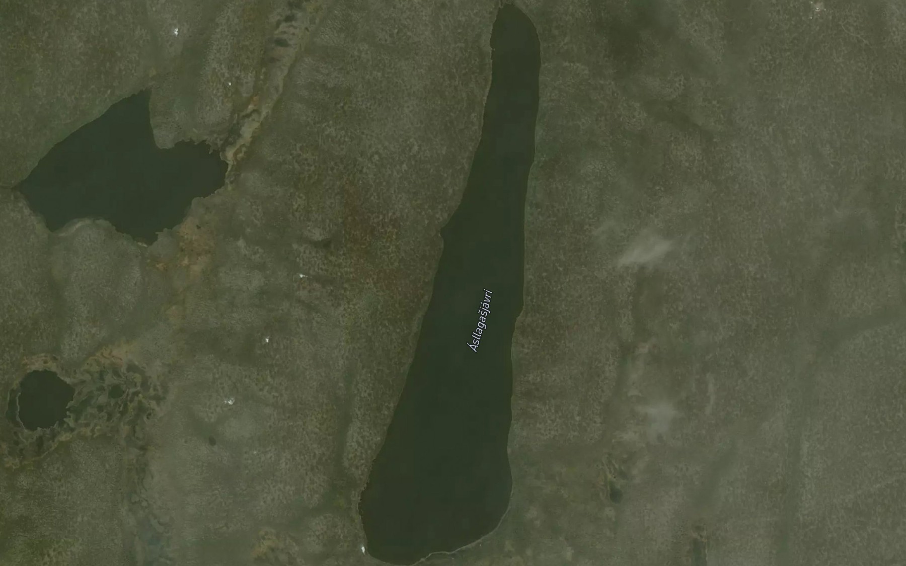 Satellite map of the Aslagasjavri