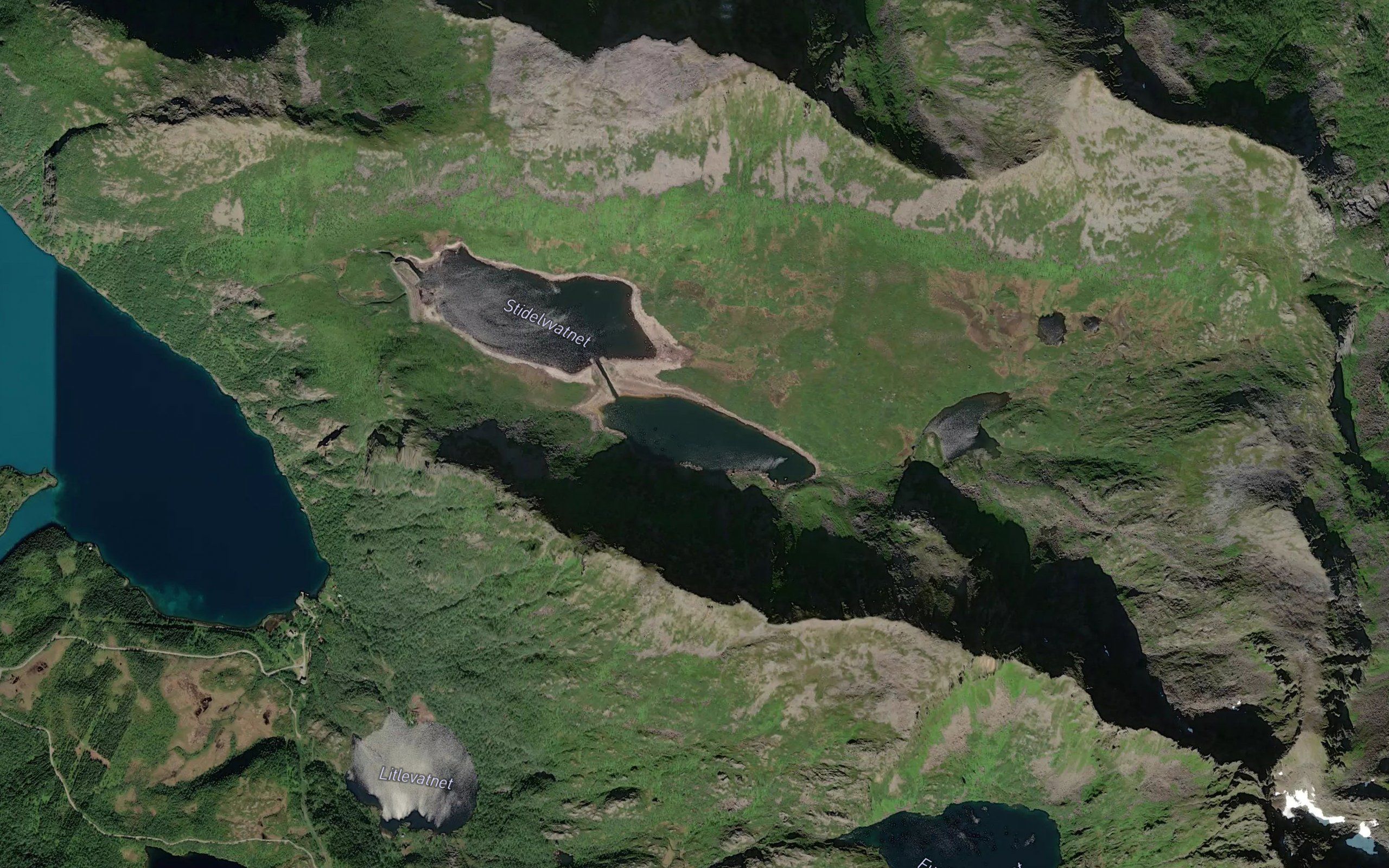 Stidelvvatnet,ovre