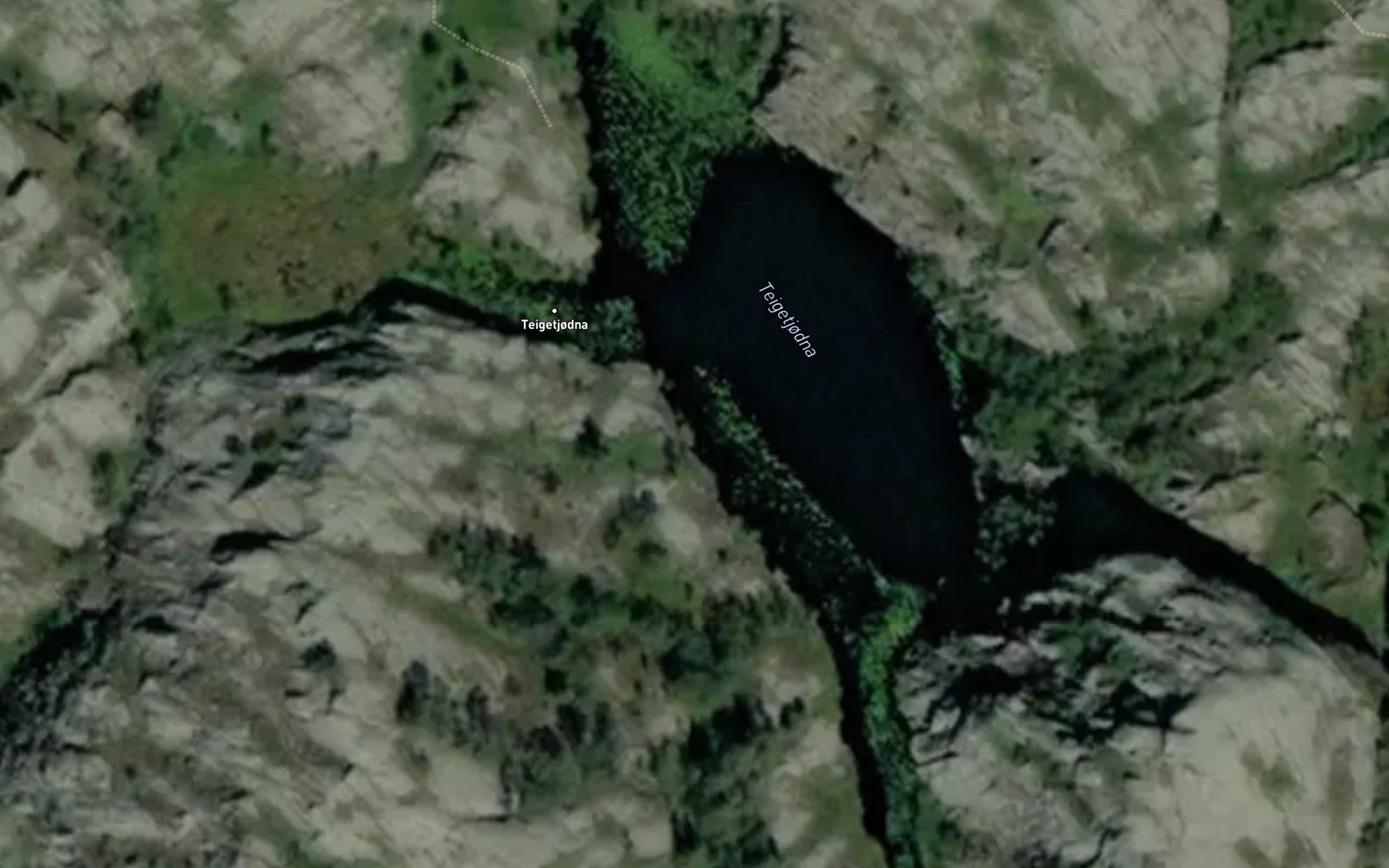 Satellite map of the Teigetjodna