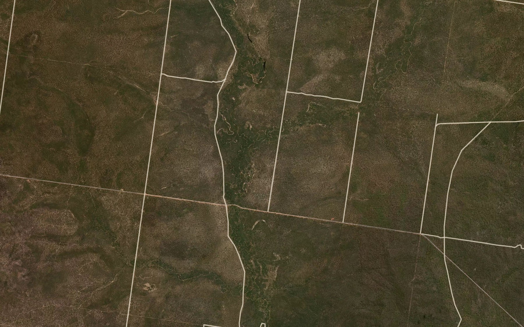Satellite map of the Tributary Creek