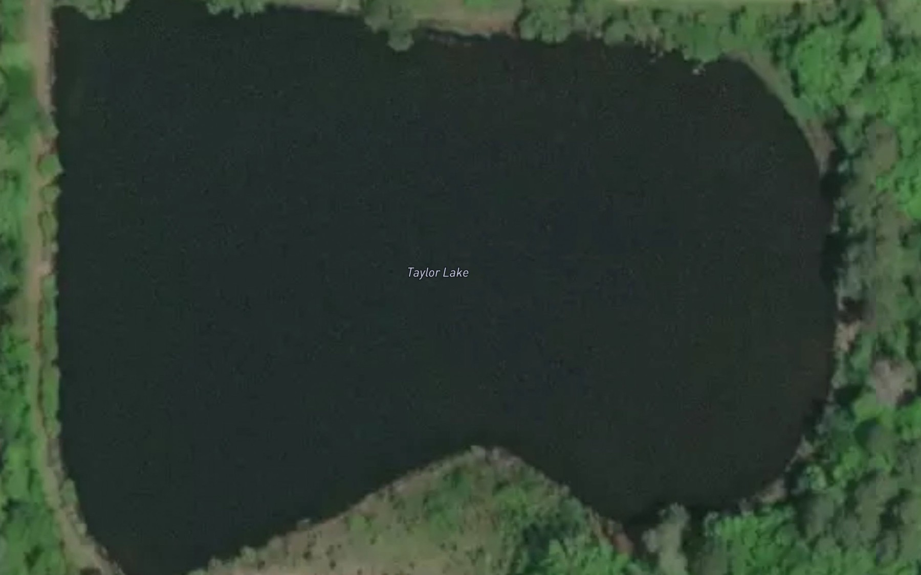 Satellite map of the Taylor Lake