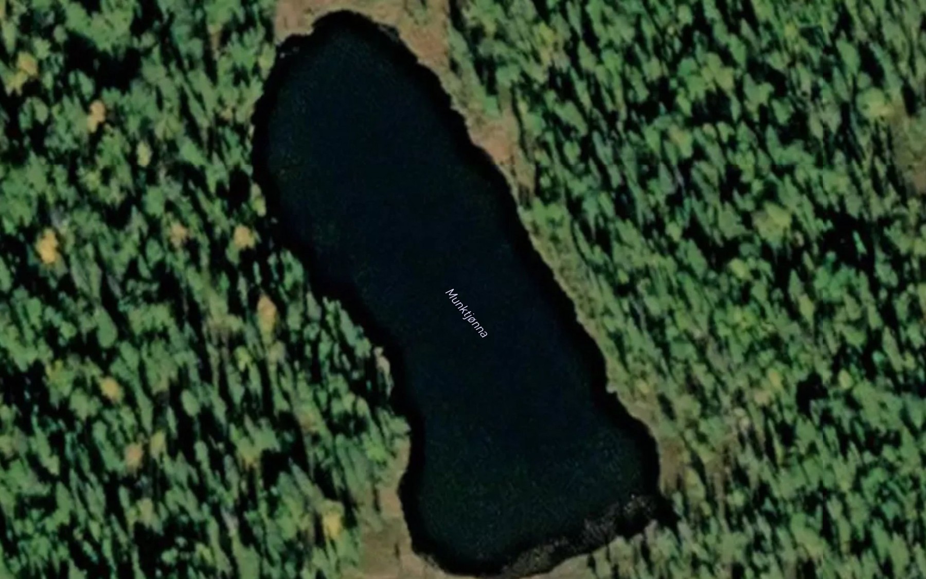 Satellite map of the Munktjorna