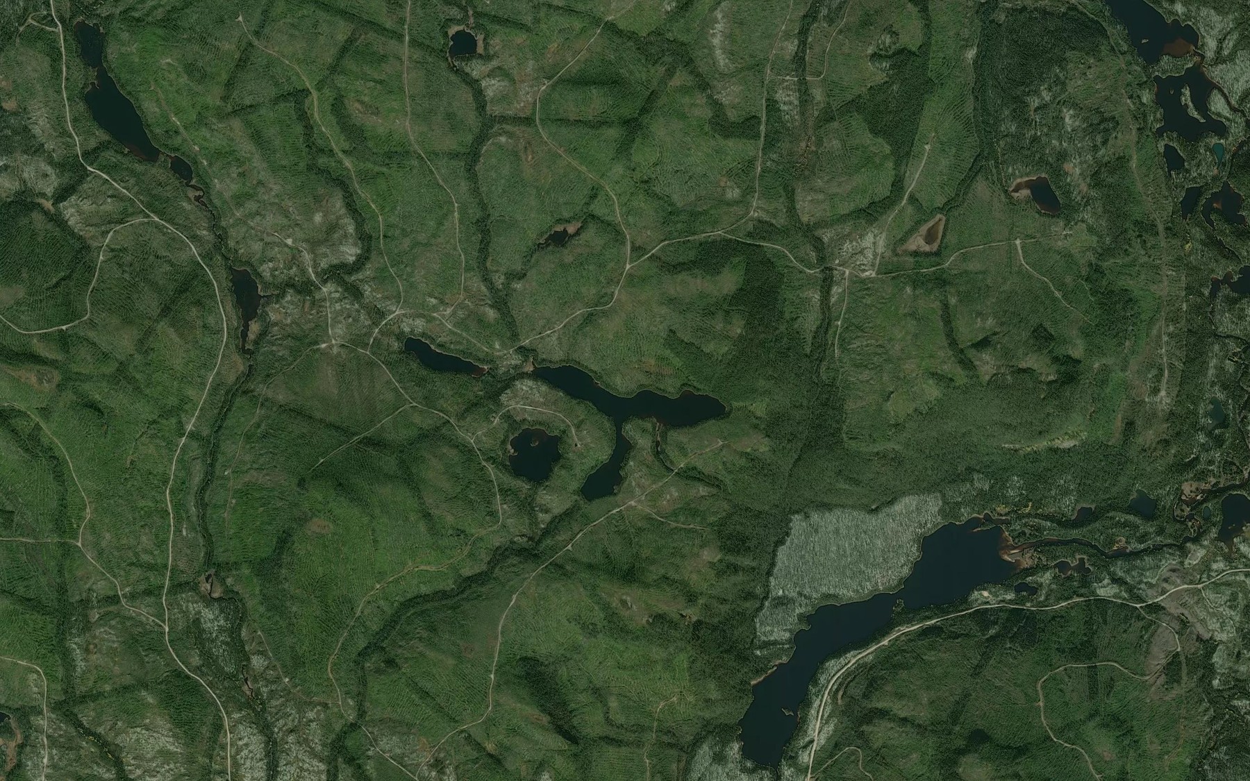 Satellite map of the Lac des Fratries