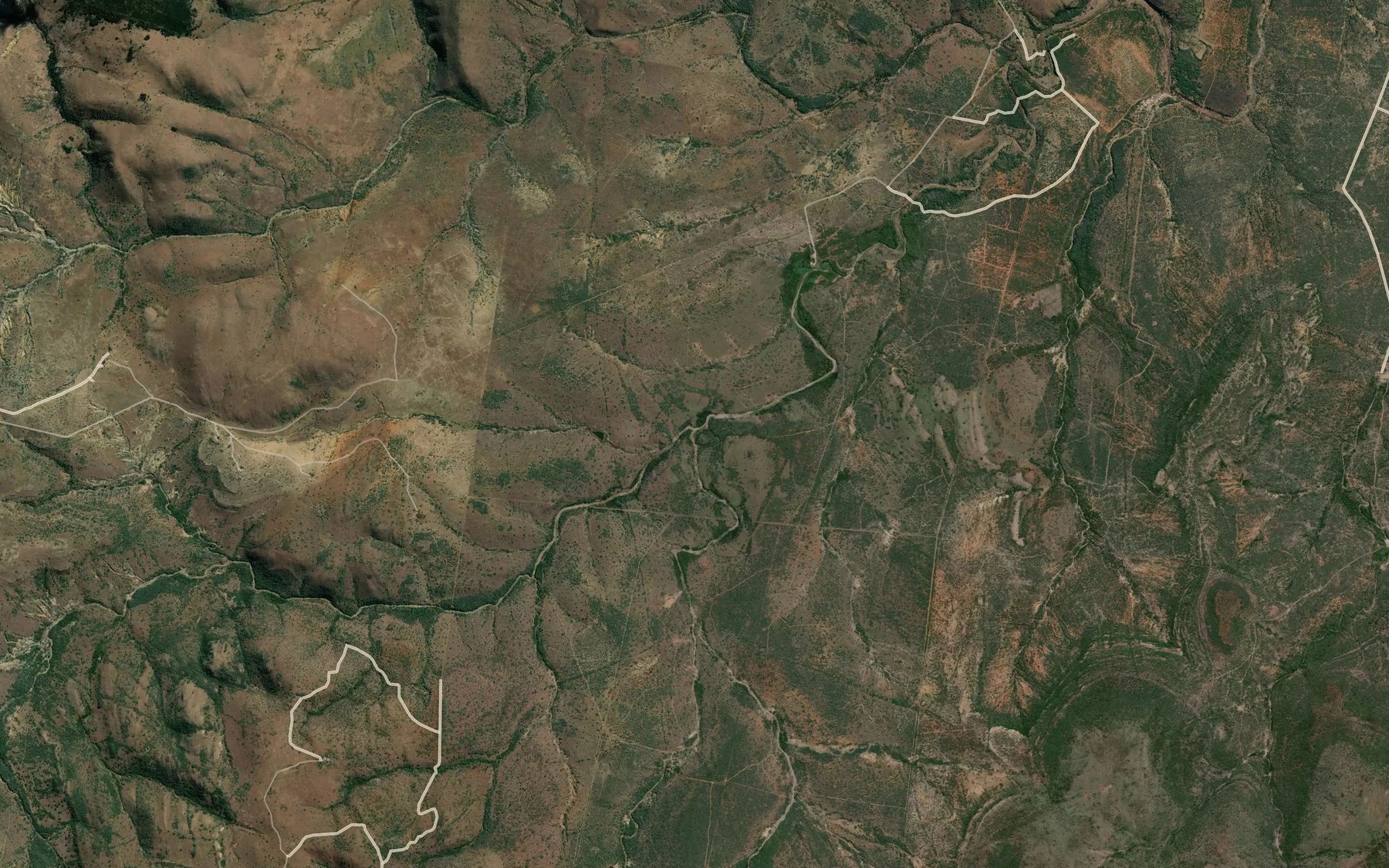 Satellite map of the Cilwana