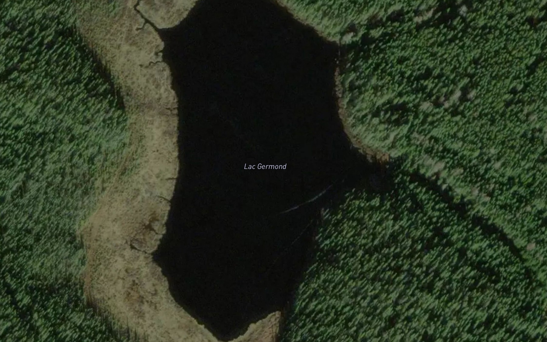 Satellite map of the Lac Germond
