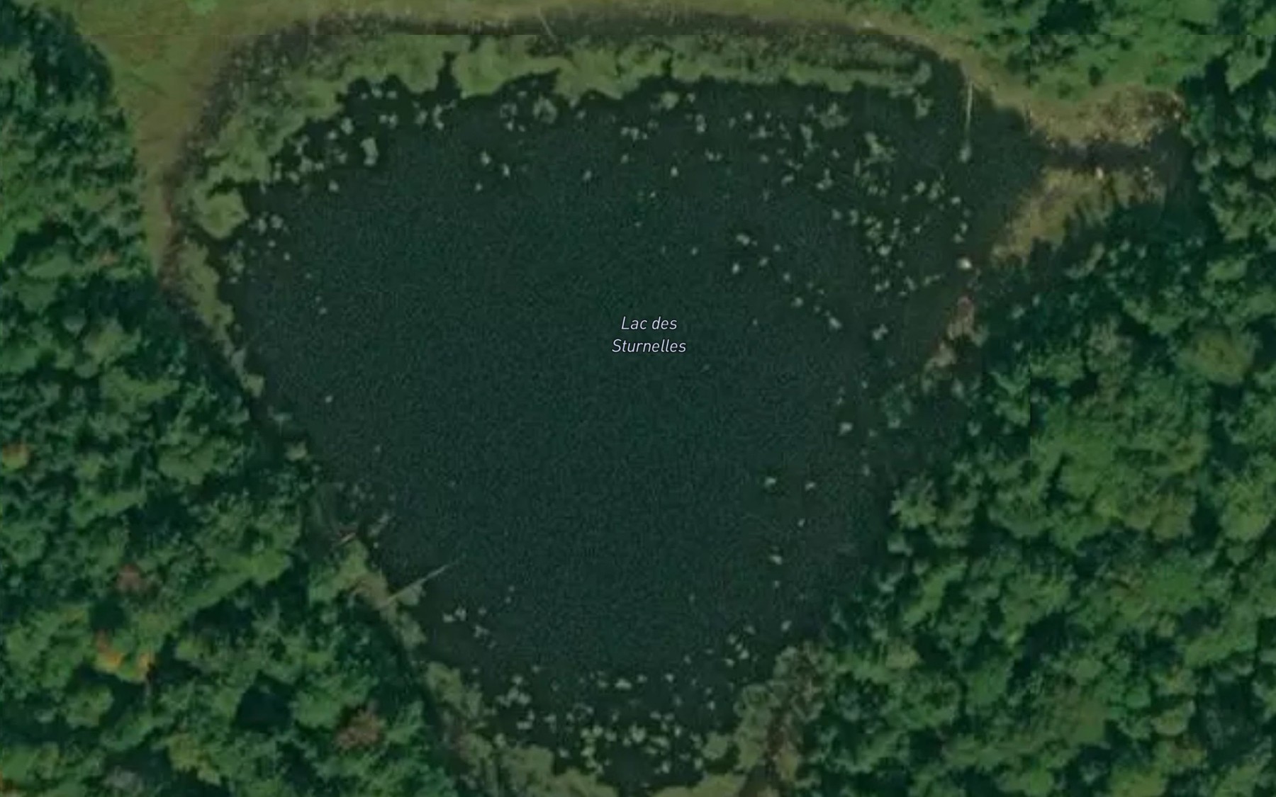 Satellite map of the Lac des Sturnelles