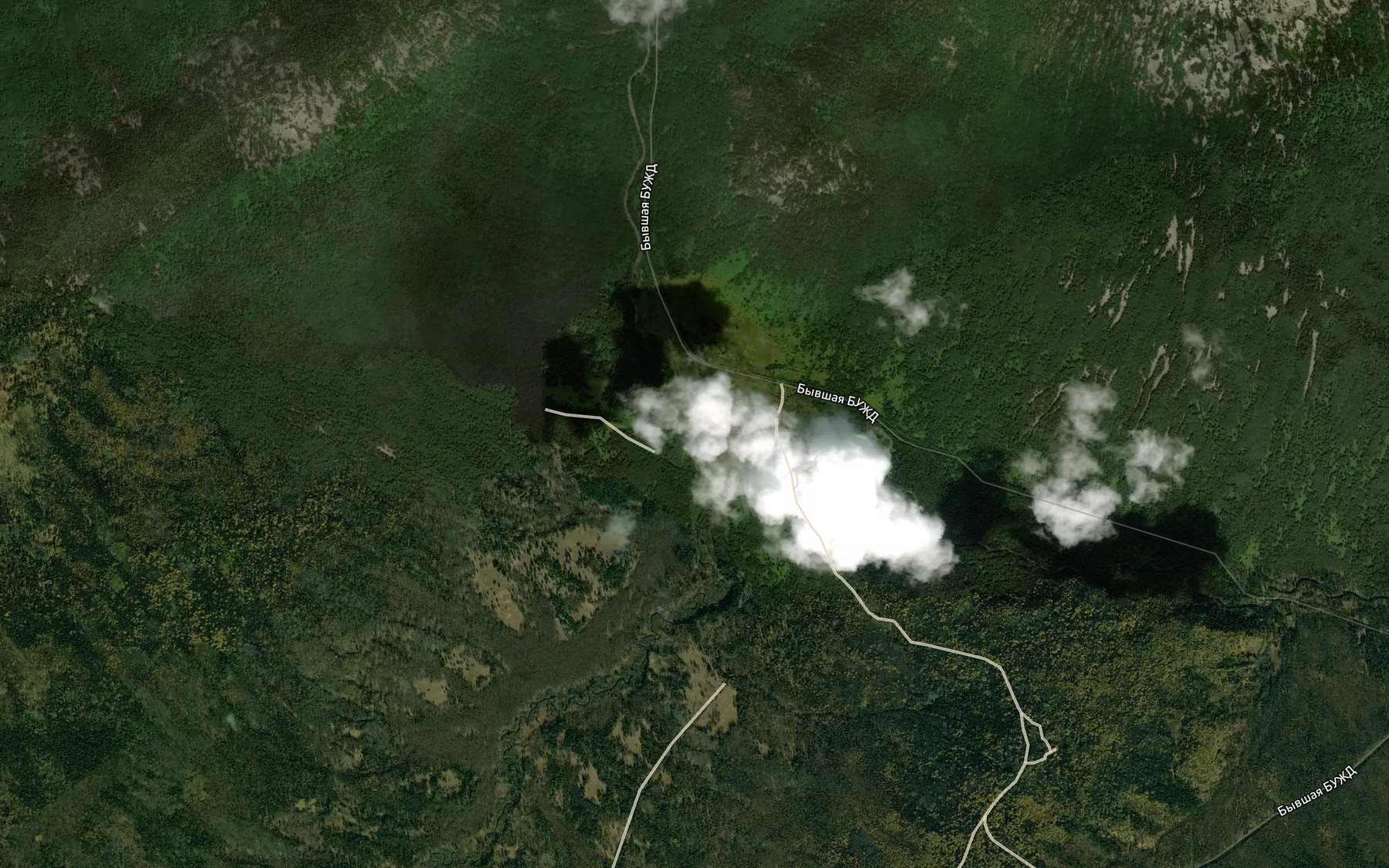 Satellite map of the Malyy Katav