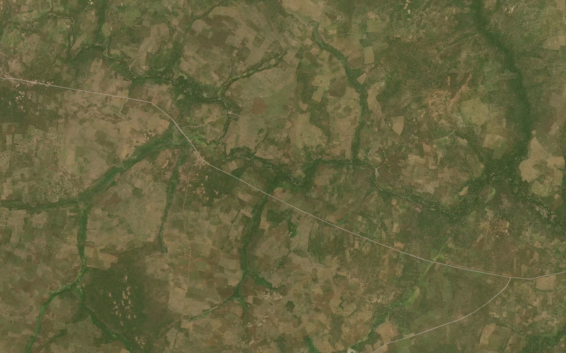 Satellite map of the River Yabeku