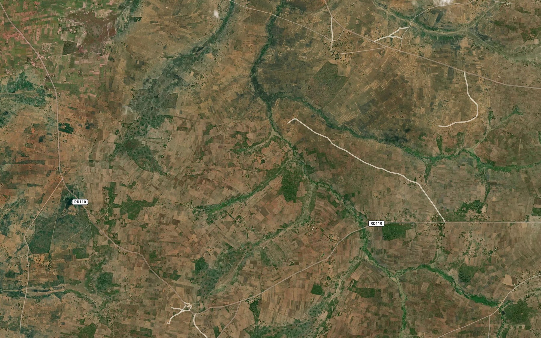 Satellite map of the Mpande