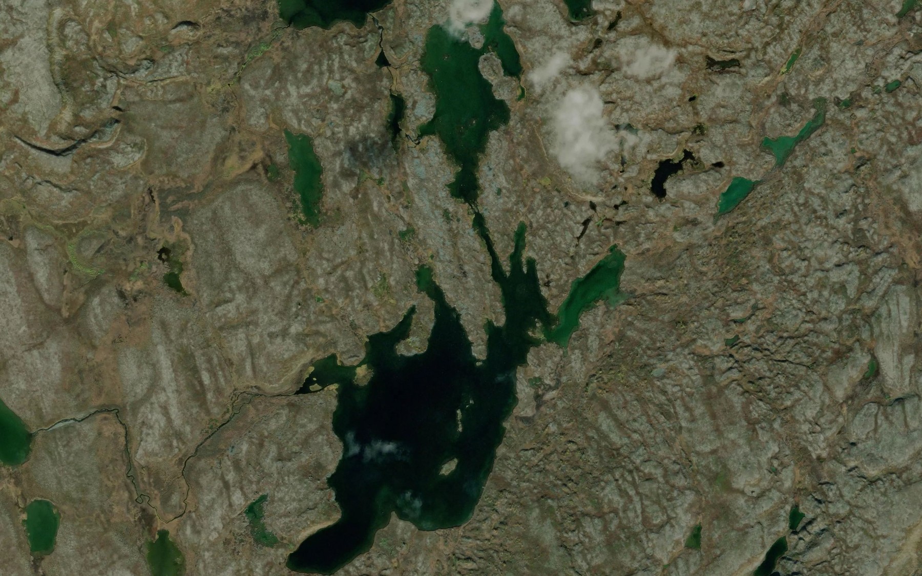 Satellite map of the Roancejavri