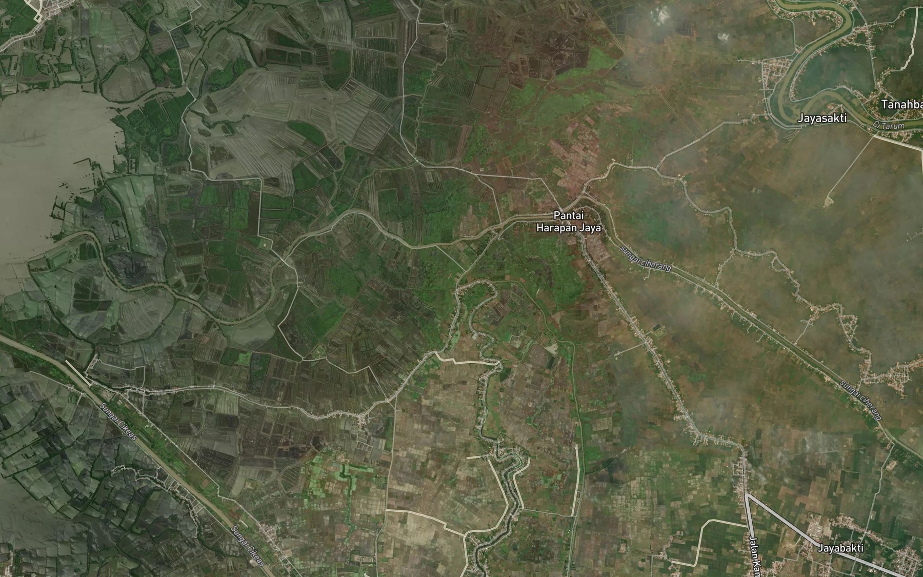 Satellite map of the Sungai Labuh