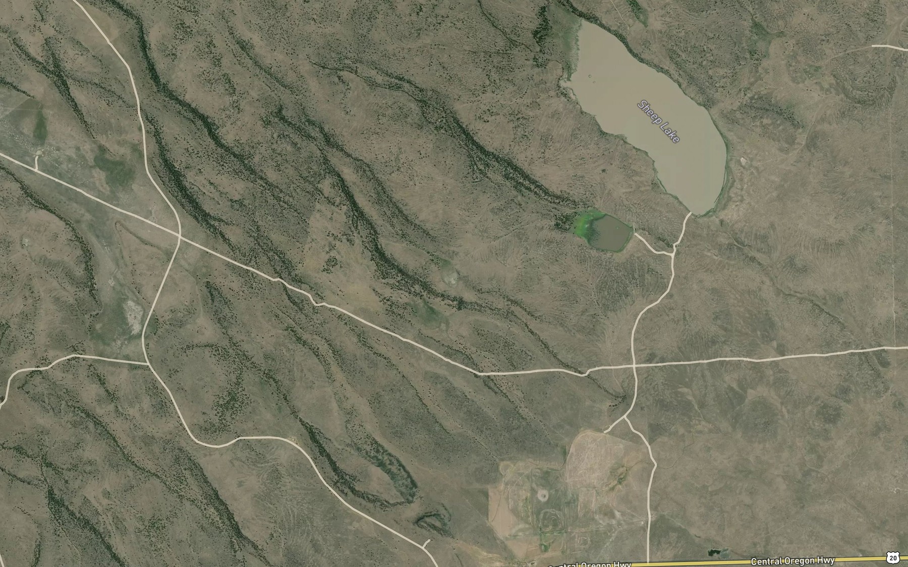 Satellite map of the North Gap Waterhole