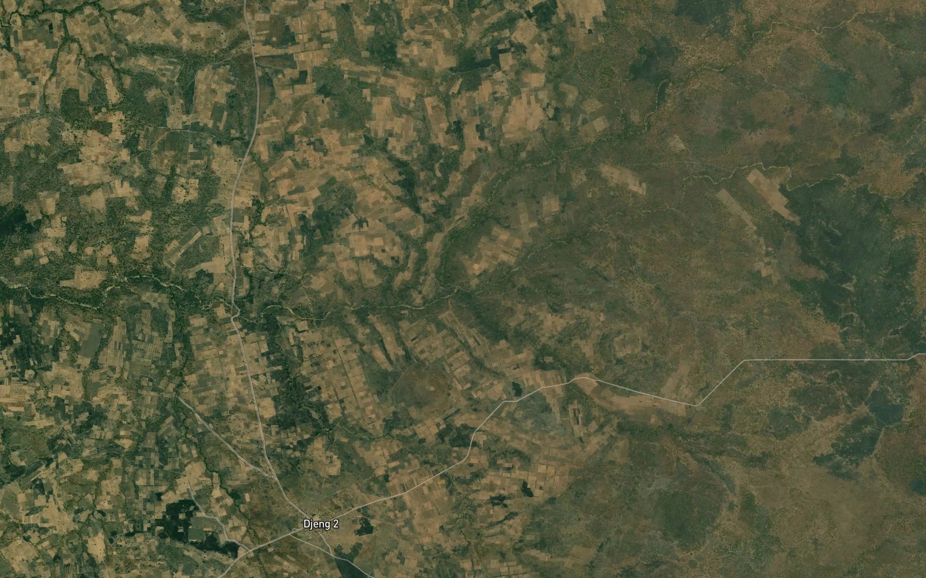 Satellite map of the Kap Lou