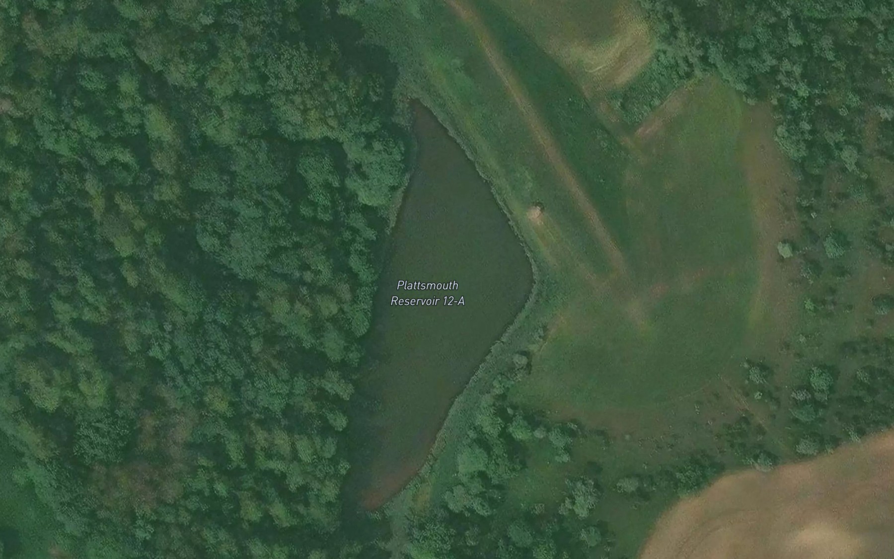 Satellite map of the Plattsmouth Reservoir 12-A