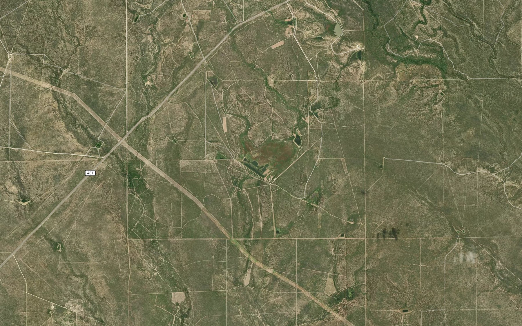 Satellite map of the Goofy Lake