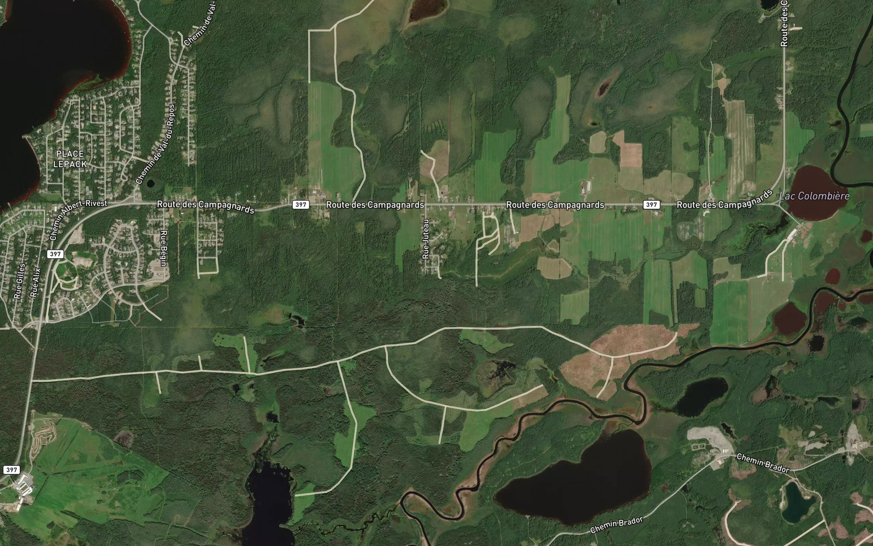 Satellite map of the Embranchement Gilbert