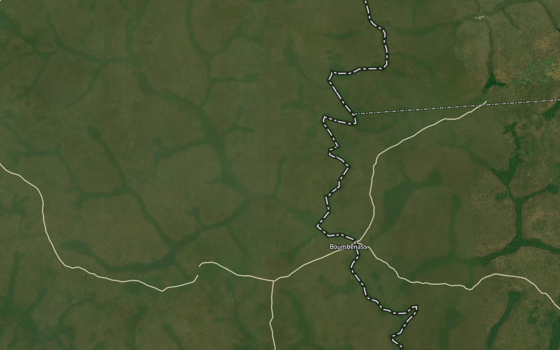 Satellite map of the Likoukou