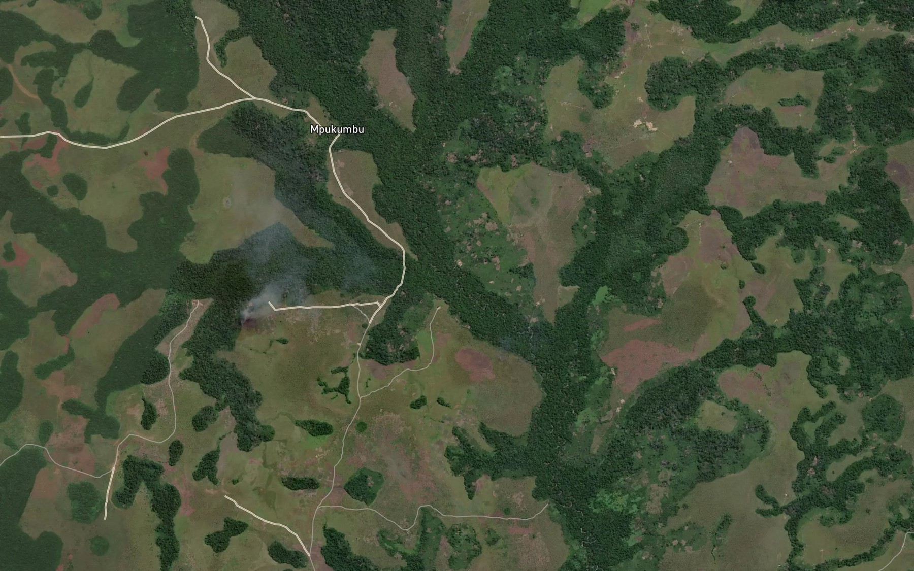 Satellite map of the Dju