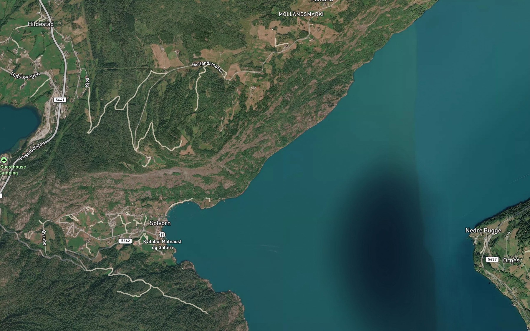 Satellite map of the Saltbuviki