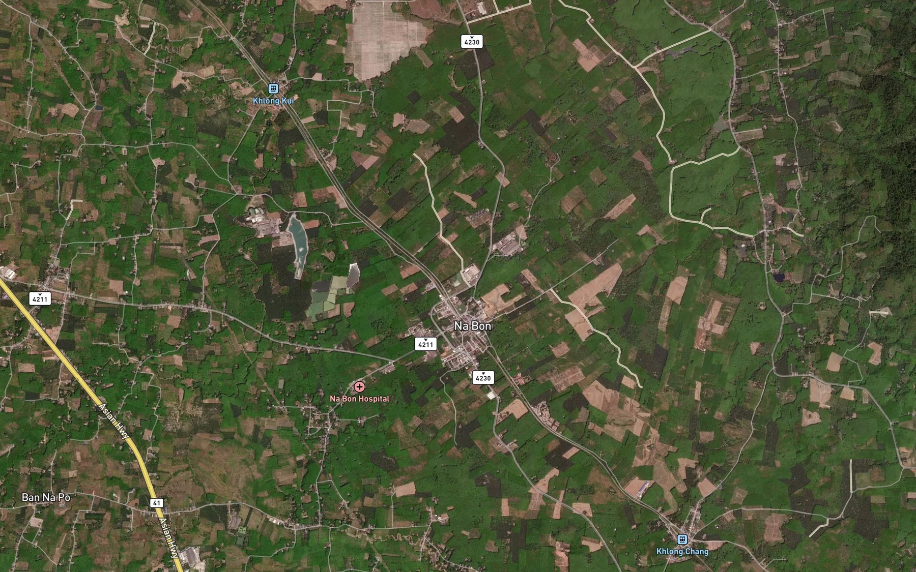 Satellite map of the Nong Suan Mai Tai