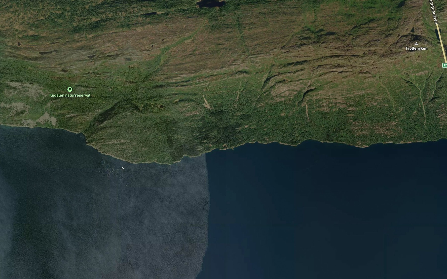Satellite map of the Ystemarkgrova