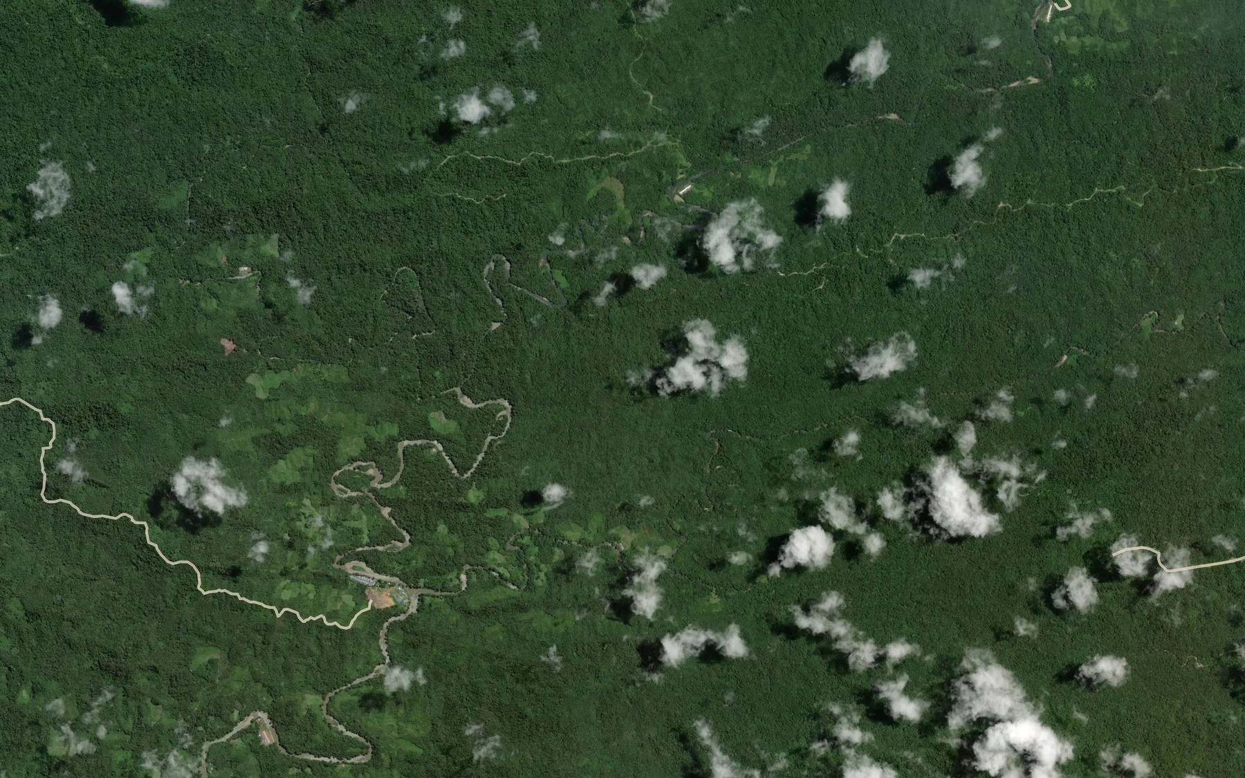 Satellite map of the Sungai Subing