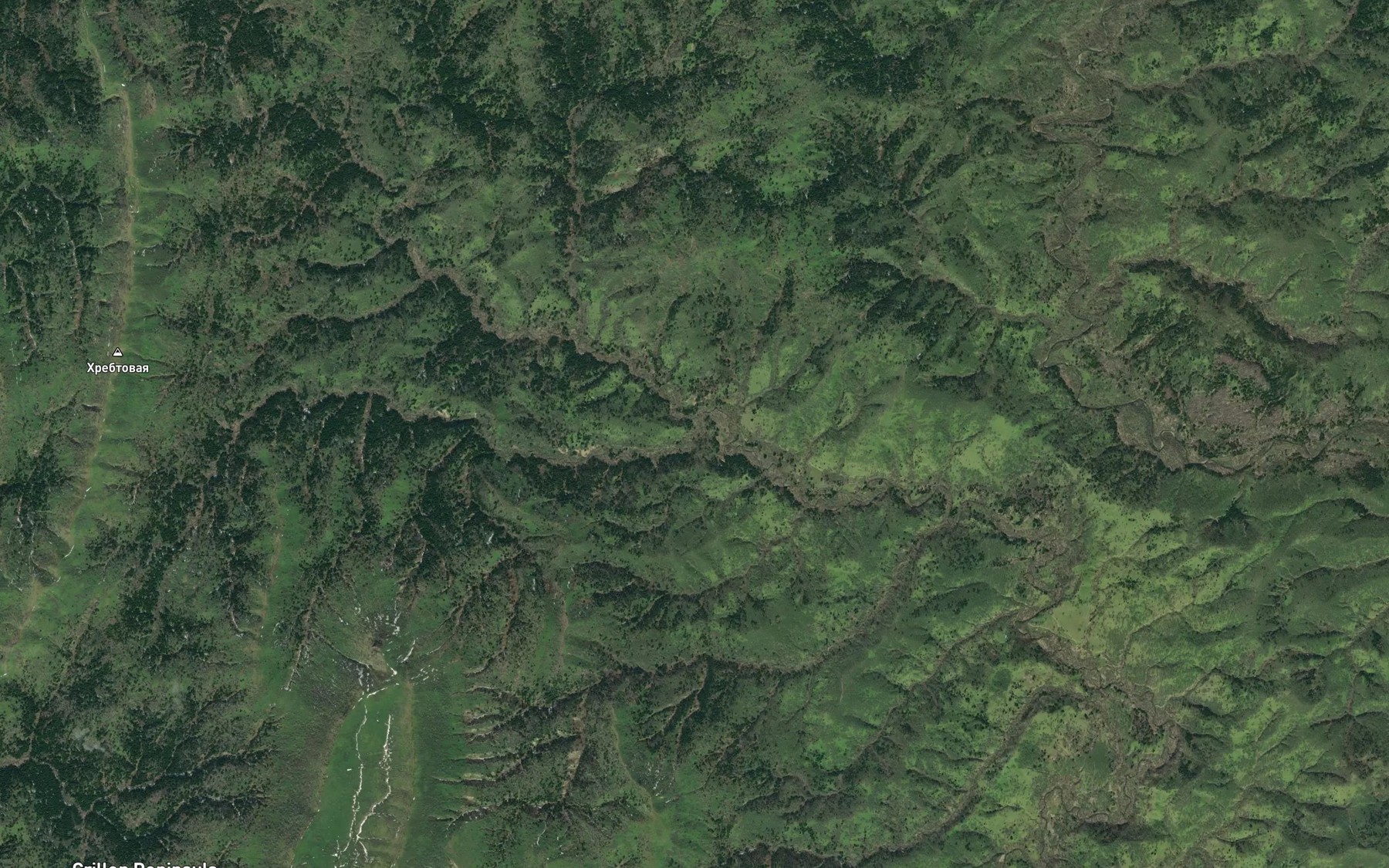 Satellite map of the Sivukha