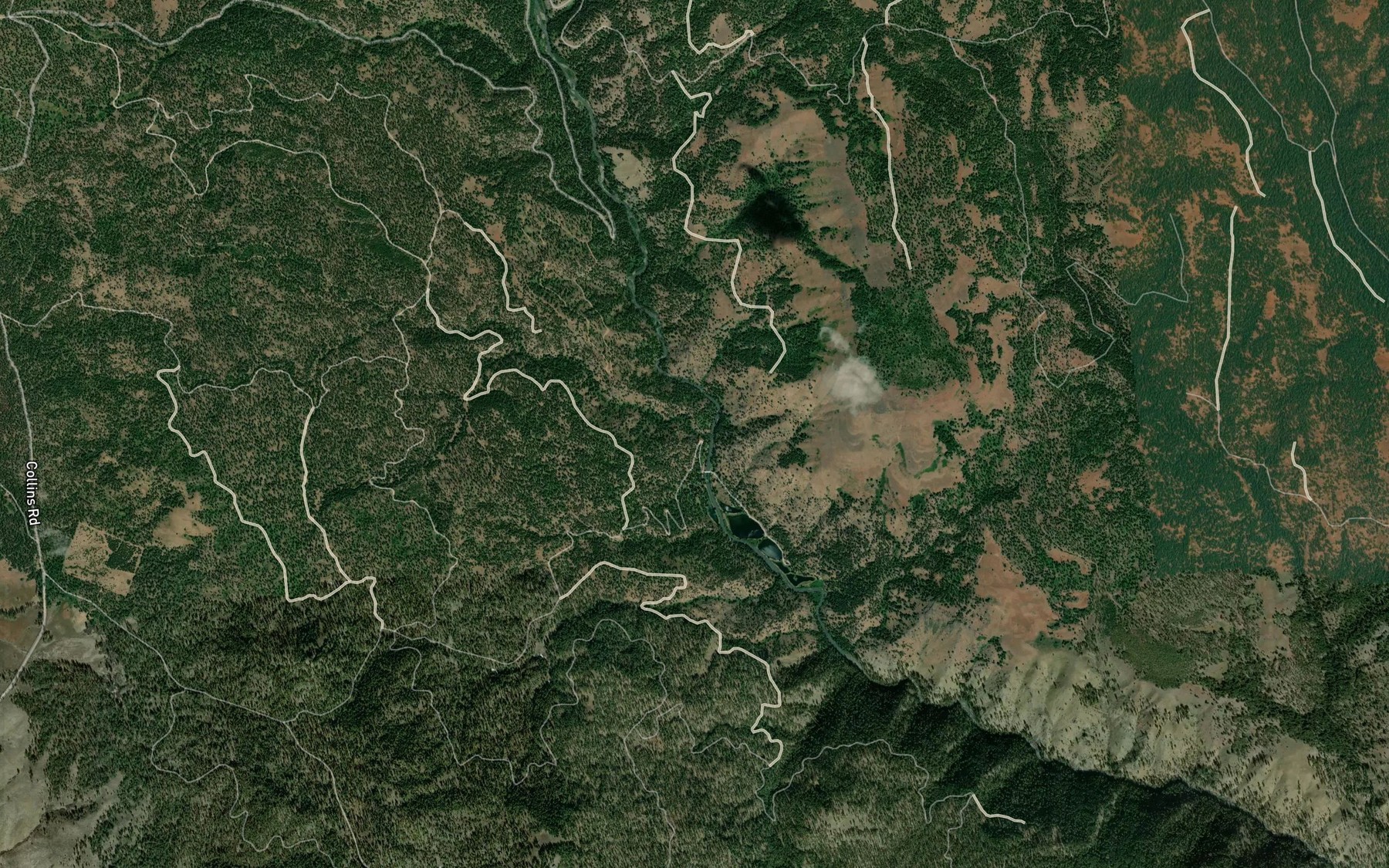 Satellite map of the Dempsey Creek