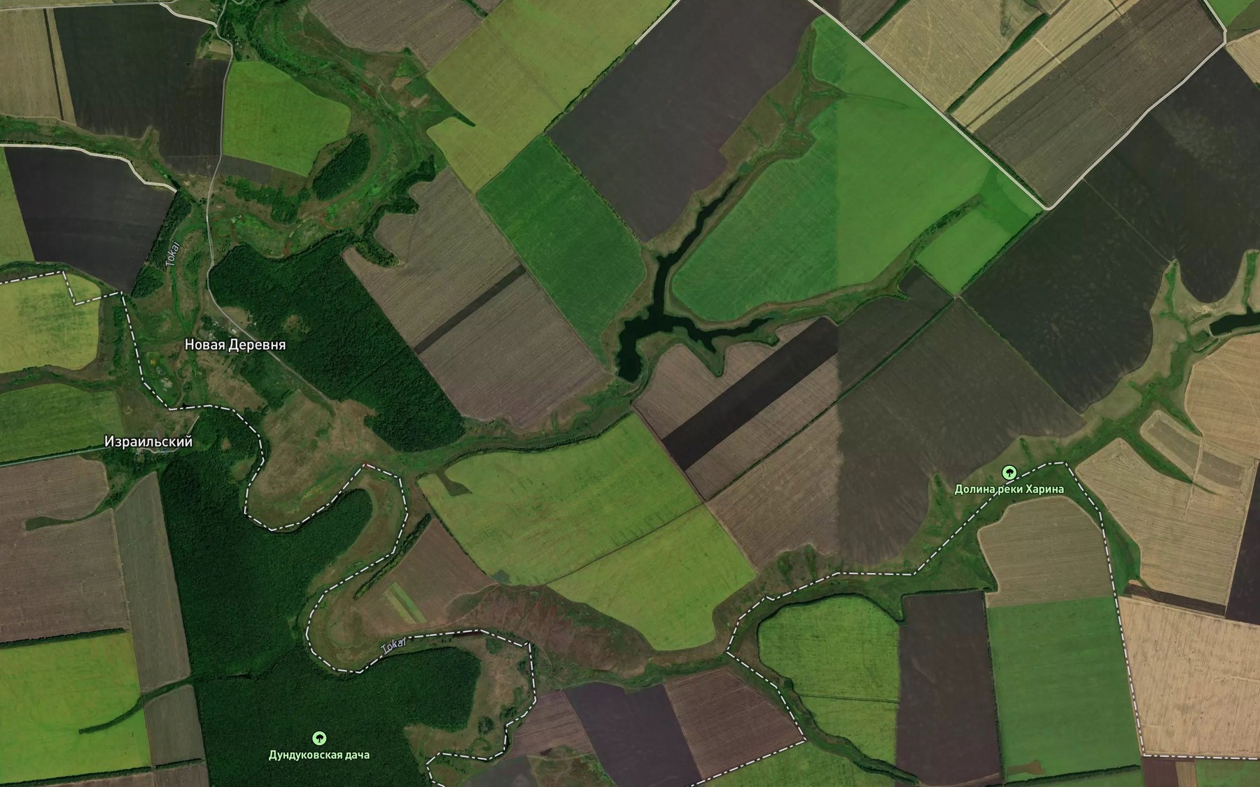 Satellite map of the Ovrag Lazovoy