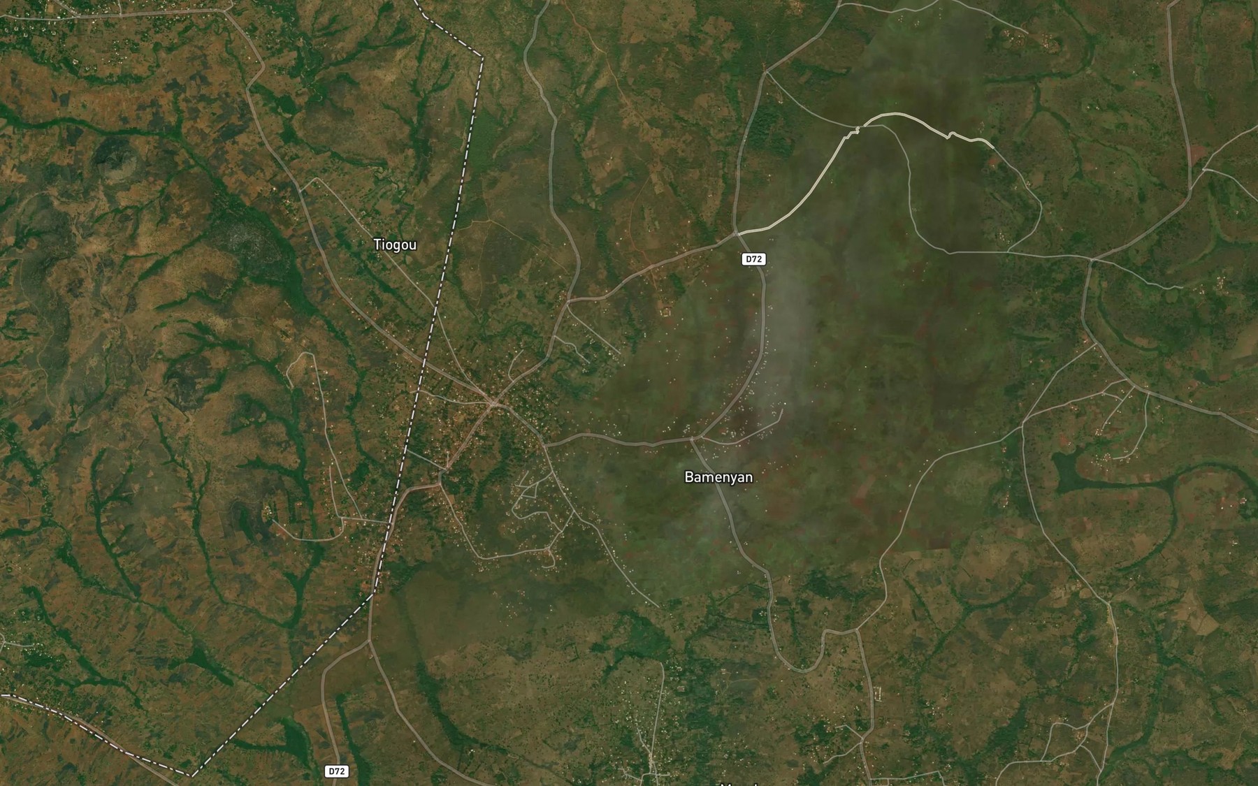 Satellite map of the Twondi