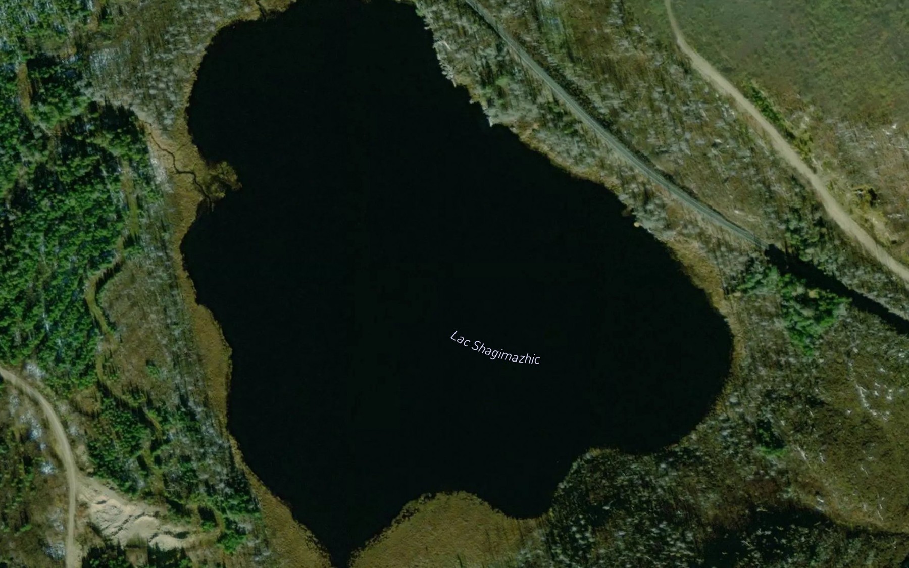 Satellite map of the Lac Shagimazhic