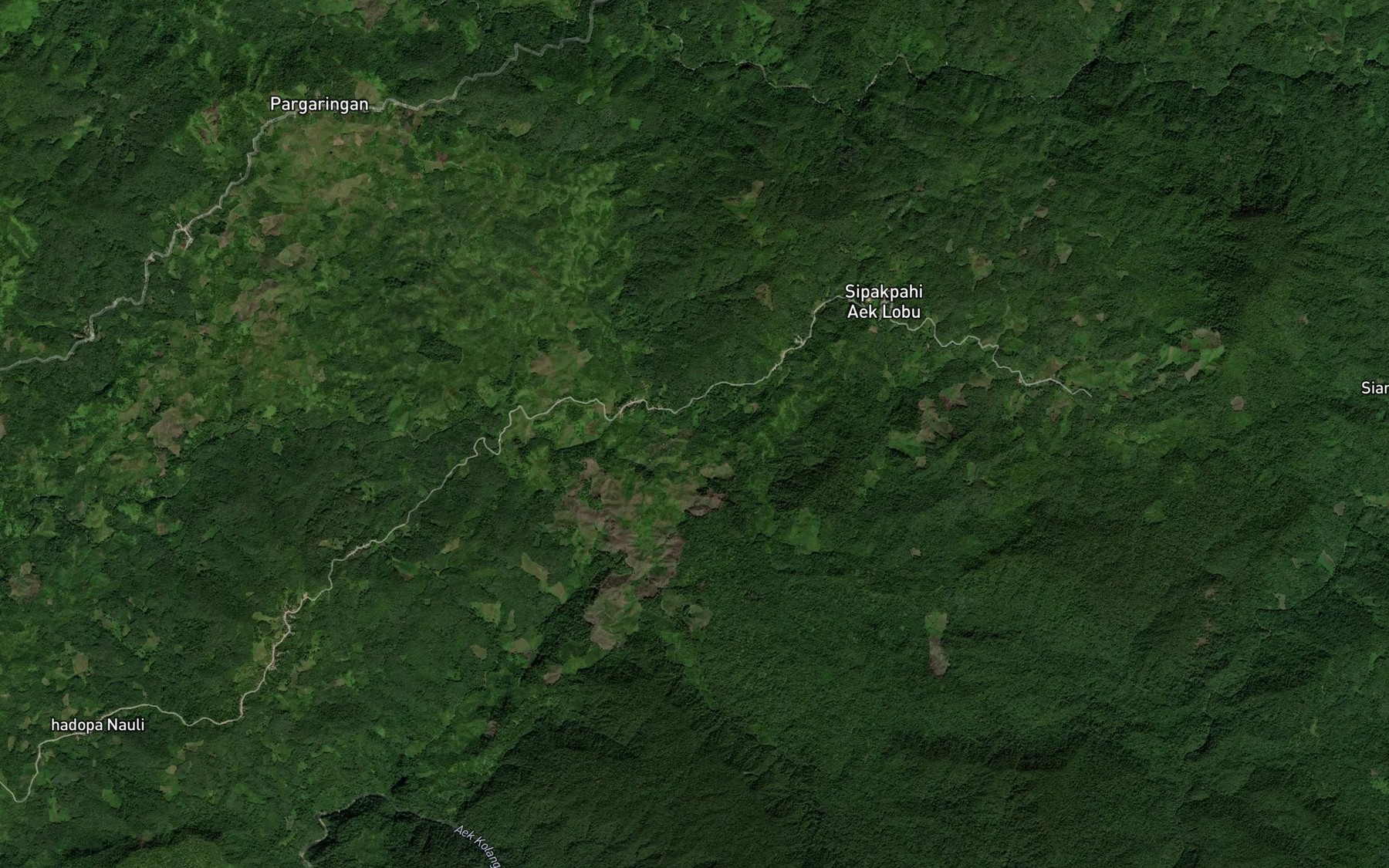 Satellite map of the Aek Toni