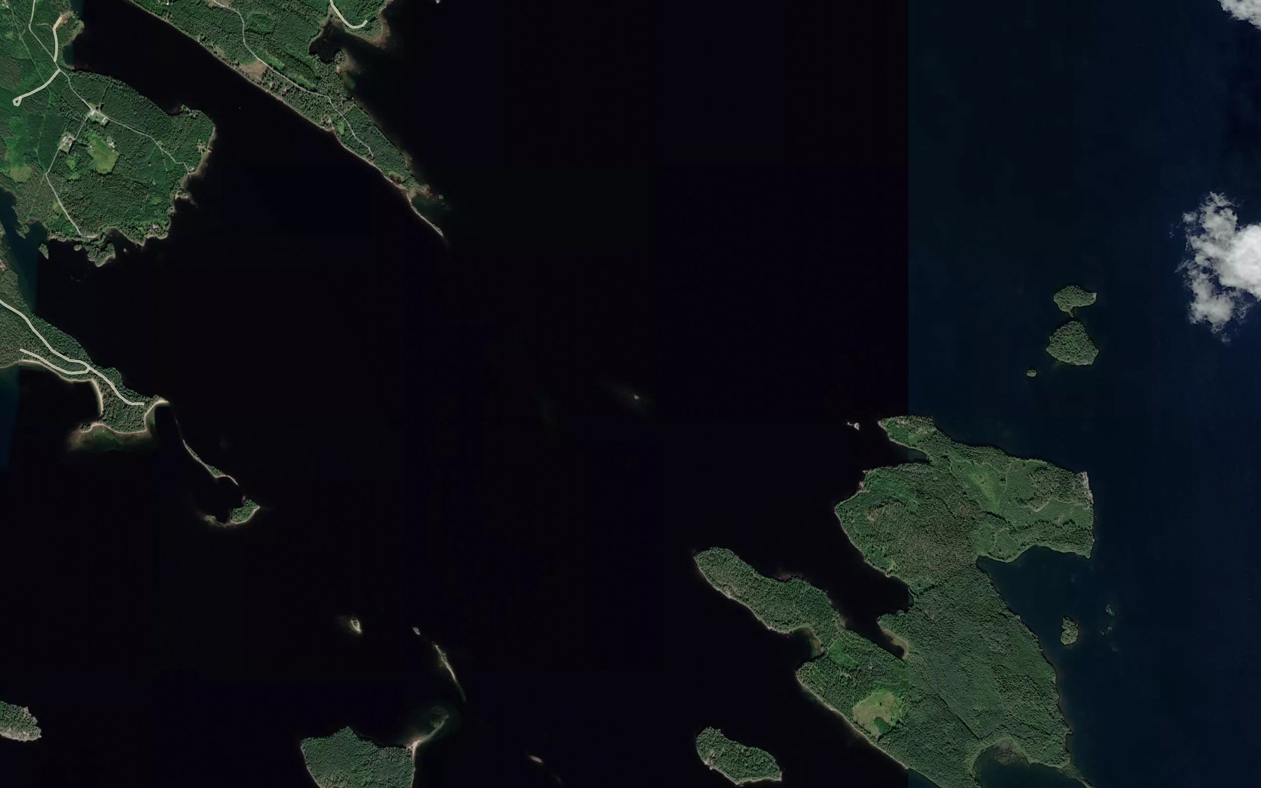 Satellite map of the Suuriluoto