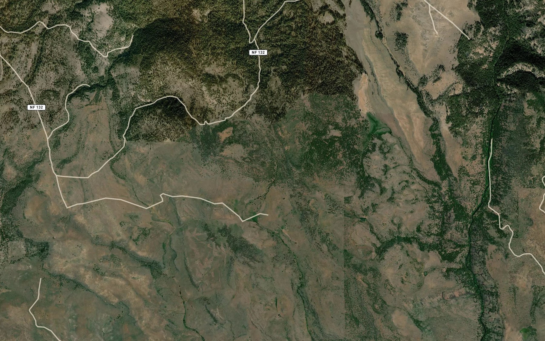 Satellite map of the Acton Spring