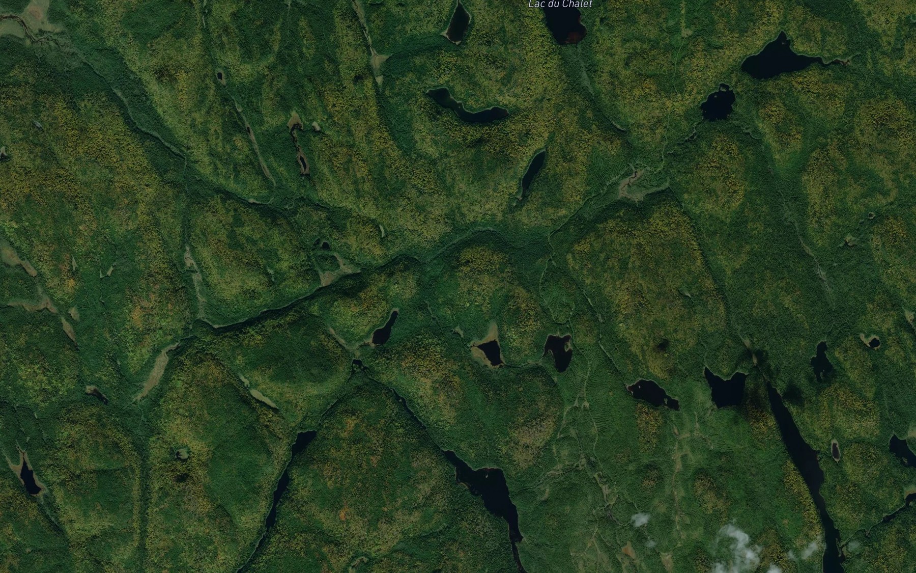 Satellite map of the Etang des Epiaires